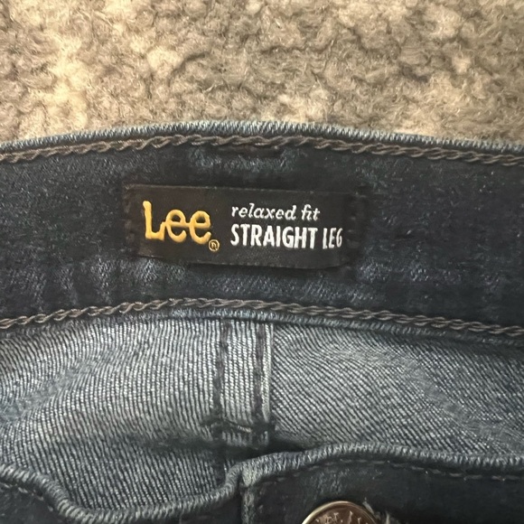 Lee Dark Blue Straight Leg Women's Jeans size 12 (M112) - Picture 4 of 9